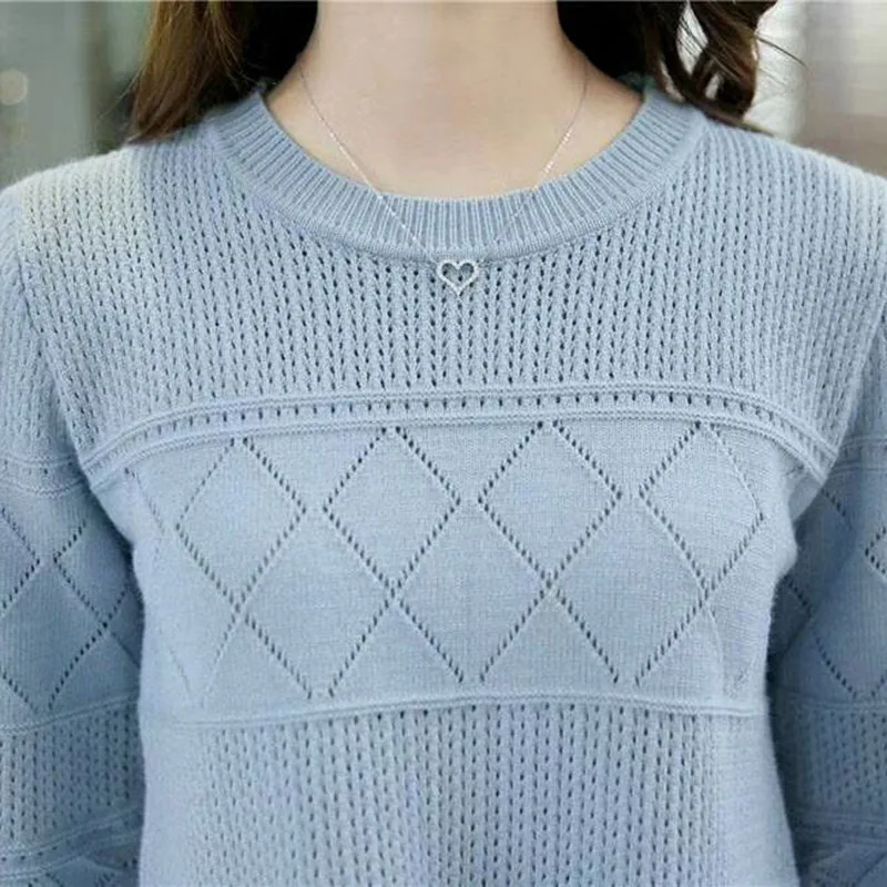 Женский вязаный пуловер тонкий свитер с полурукавами лето 2019 | Женская одежда