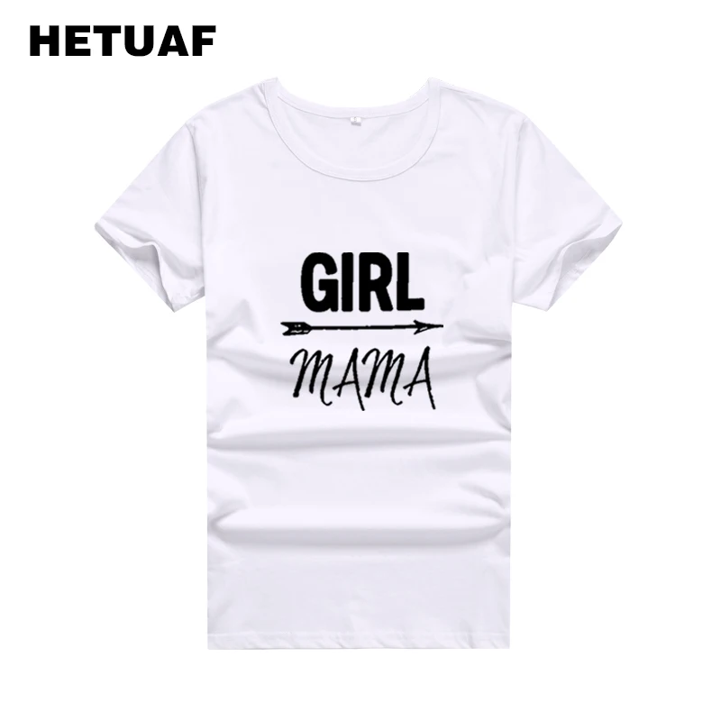 

HETUAF GIRL MAMA Feminist Graphic Tees Women Tops 2018 Fashion Funny Hippie Summer Tshirt Women Harajuku Feminism Polera Mujer