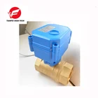 Моторизованный шаровой кран ADC9-24V CR02 CR03 CR04 DN15 DN20 DN25, латунный BSP NPT с уменьшенным отверстием, CWX-15N, 12 В