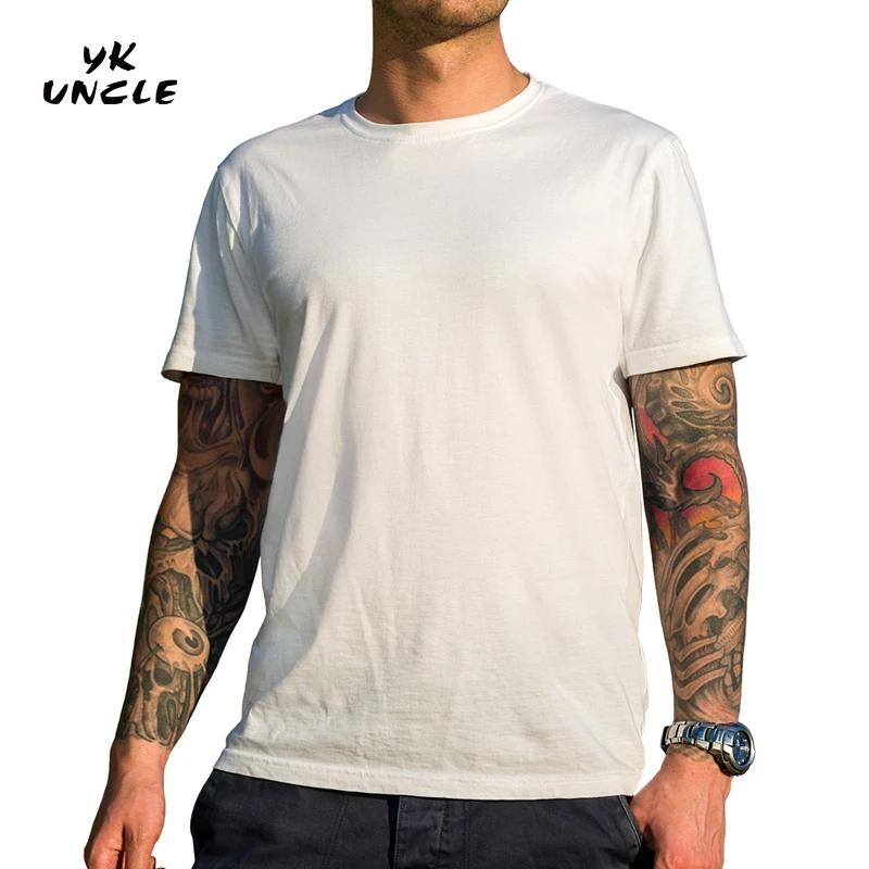 Мужская хлопковая футболка с круглым вырезом коротким рукавом|male t-shirt|brand t-shirtfashion
