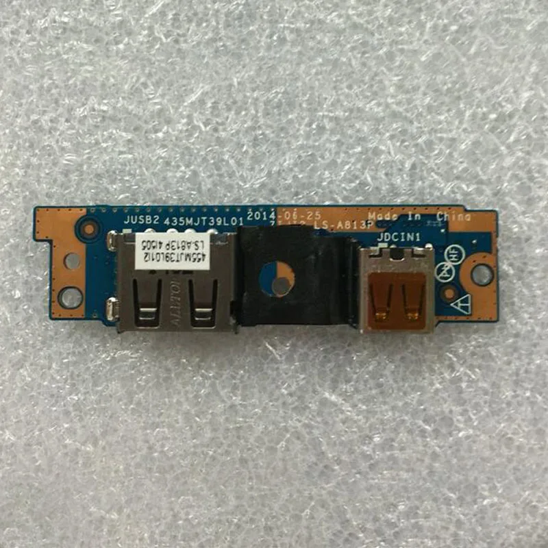 

DC-In&USB Board For Lenovo ThinkPad 10 , FRU 00HW298 LS-A813P
