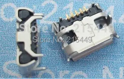 100 шт./лот Micro 5pin usb разъем 4 85 расстояние для Lenovo L PAD A1 07 A390E A560E|micro connector 5pin|micro