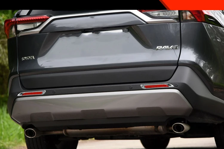 2 шт./партия для Toyota Rav4 ABS хромированный задний отражатель противотуманный светильник крышка лампы Наклейка декоративная отделка Аксессуары