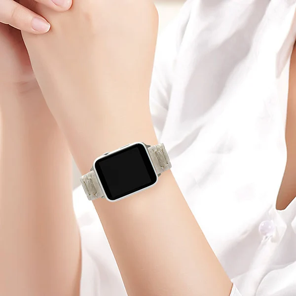 Иммитационный керамический ремешок для часов iWatch Apple Watch Series 5 4 3 2 1 44 мм 42 мм 40 мм 38 мм ремешок из смолы браслет на запястье