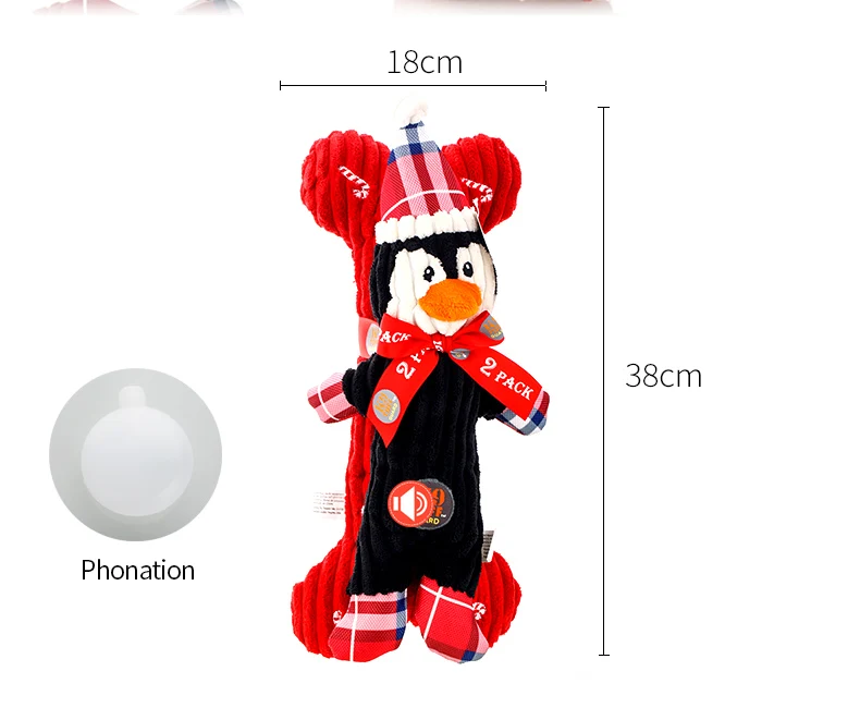 Charmingpet игрушки для собак лося Снеговик Пингвин обучение домашних животных пищат игрушки