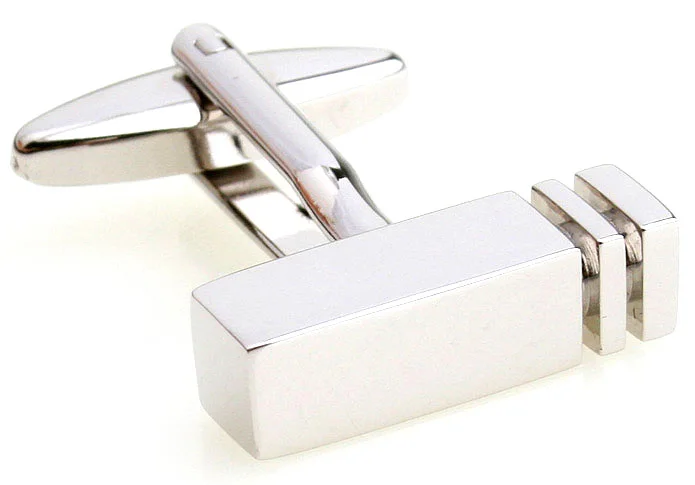 

Free shipping Metal Cufflinks silver color square design copper material men cufflinks whoelsale&retail retail