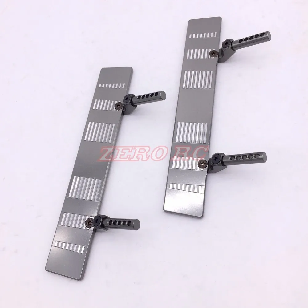 1 пара CNC полностью металлический боковой шаг рок ползунки (серый) для 1/10