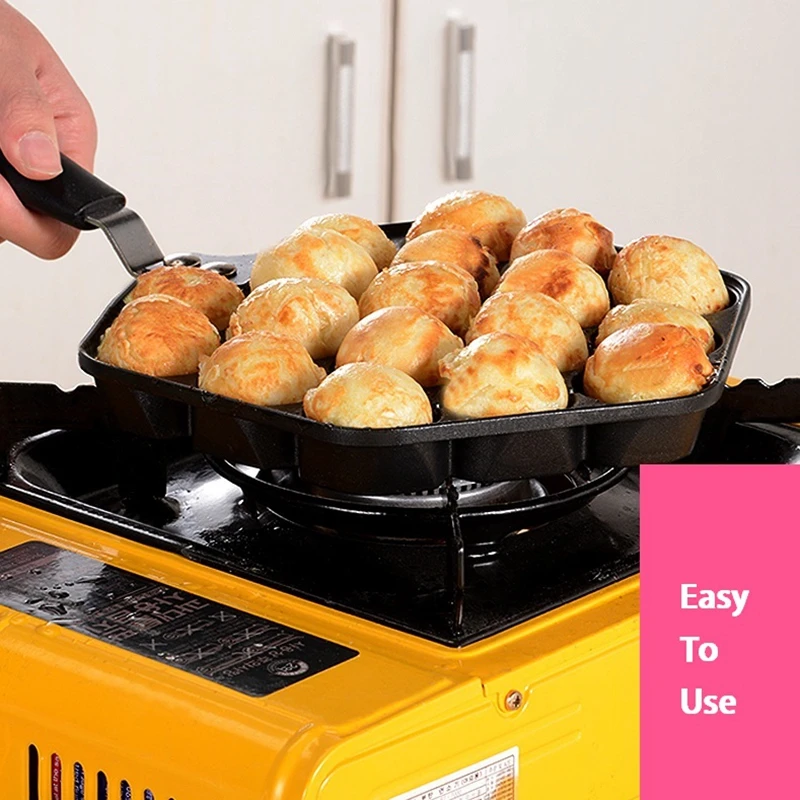 18 отверстиями Алюминий сплав устройство для приготовления такояки Chibi Maruko машина