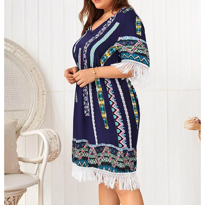 Летнее женское платье размера плюс, обхват груди 140 см, 6XL, 7XL, 8XL, 9XL, женское платье темно-белого цвета