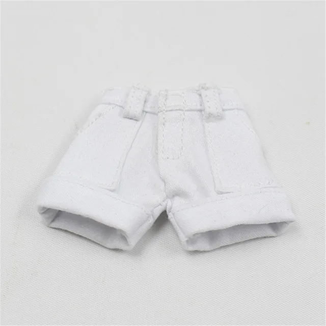 white Blyth doll ледяная кукла licca Боди Короткие штаны белый и черный - Цвет: white