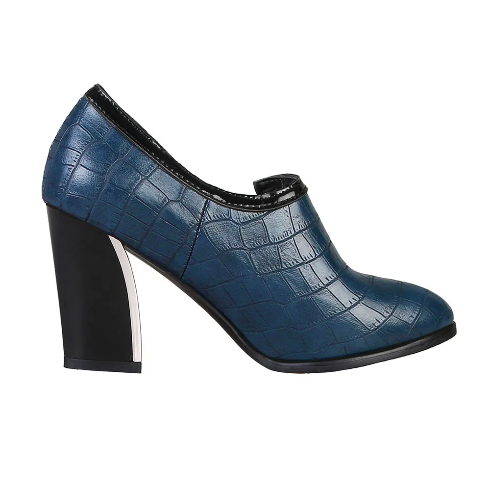 Женская обувь на высоком каблуке женские туфли-лодочки в стиле ретро красного