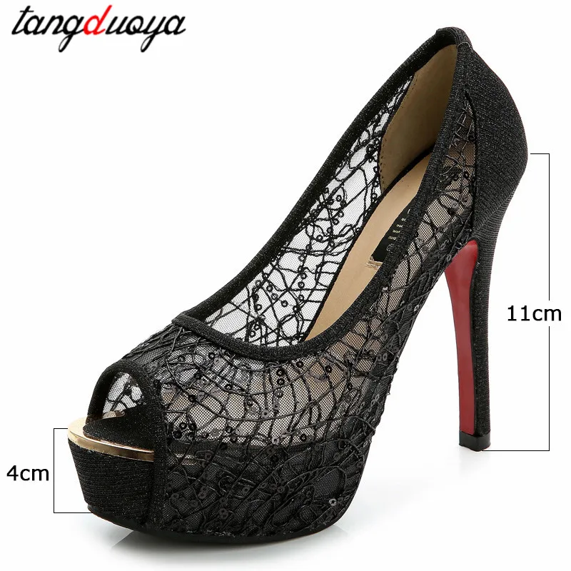 Летняя женская обувь Обувь на платформе и высоком каблуке Женские туфли-лодочки