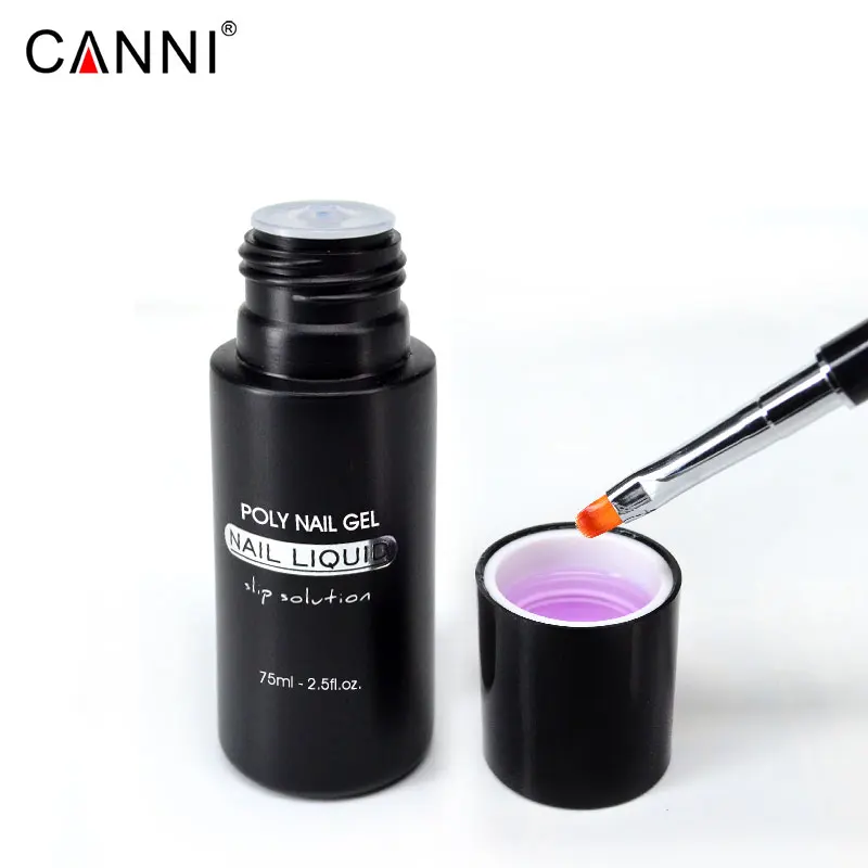 Высококачественная фабрика canni, не горит, не впитывается, led, прозрачный, строительный, удлиняющий, Слип, раствор, liquild, 10 цветов, для ногтей, кристалл, полигель