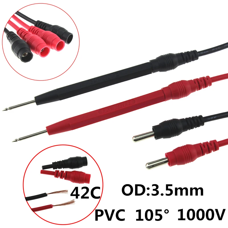 

ANENG AN8001 Portable LCD Digital Multimeter 6000 Counts Backlight AC/DC Ammeter Voltmeter Ohm Meter Tester + Test Lead Set