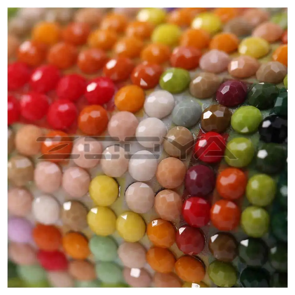 

ZOOYA Diamond Painting Cross-Stitch Wall Stickers Mosaic Diamond Embroidery Milk Coffee Rhinestones Painting Full Drill R1804