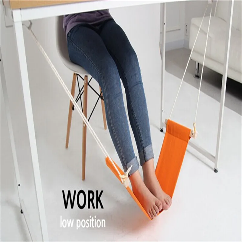 Creative Foot Desk Feet Hammock Without The Work Burden Comfortably Chair High&ampLow Position Tool Outdoor Rest Cot | Дом и сад