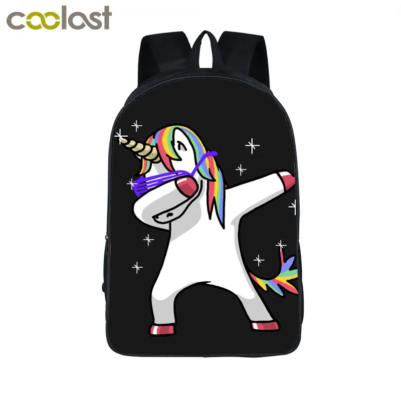 Dab Puppy Шиба ину рюкзак для детей школьные сумки Dab Panda рюкзак для подростков девочек и мальчиков рюкзак для ноутбука сумка для книг - Цвет: 16 panda12