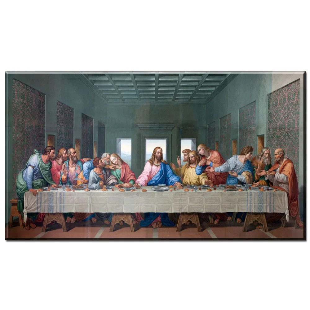 Тайная вечеря! Плакаты Leonardo Da Vinci Hd Печать холст живопись винтажные настенные