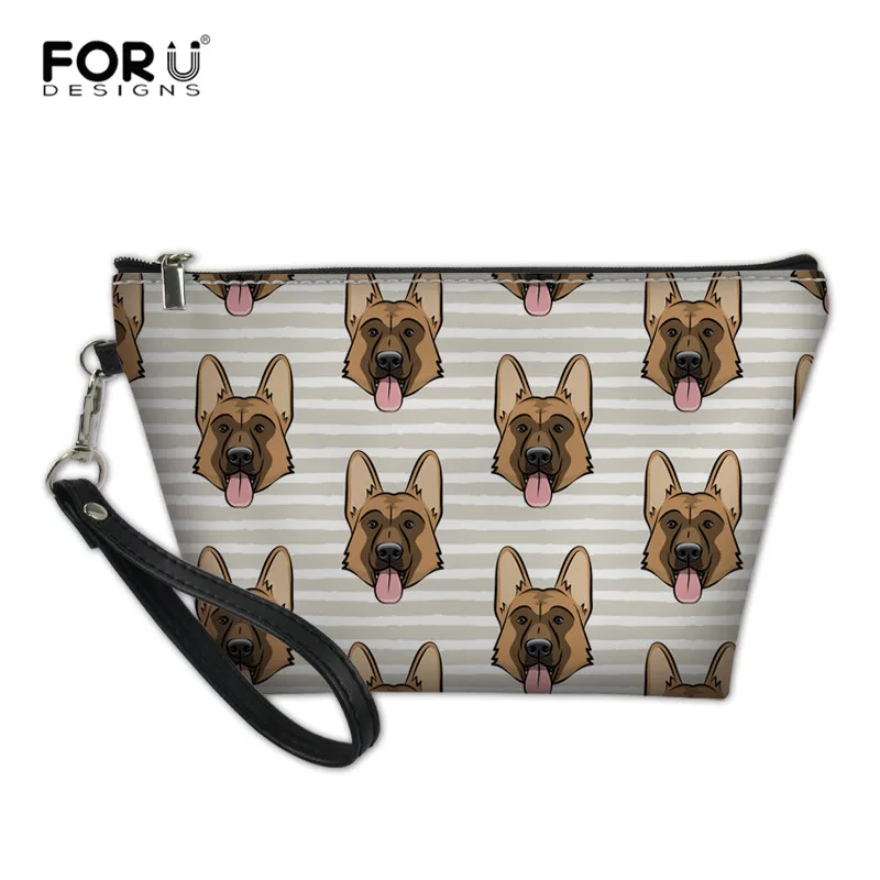 FORUDESIGNS/Пособия по немецкому языку пастырь узоров косметичка Для женщин Дорожные