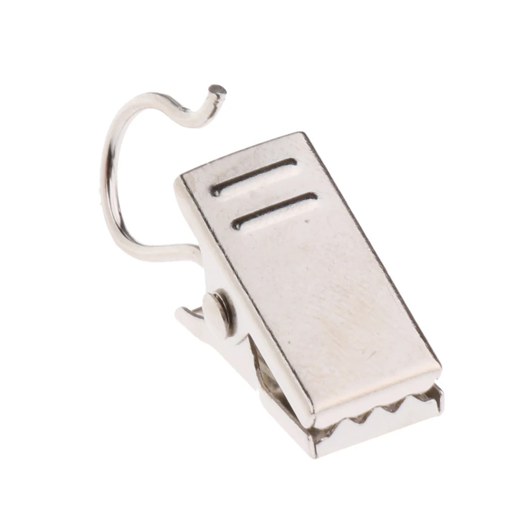 30 шт./упаковка зажимы для штор с крючком/зажимы драпировки|clip curtain|clip hangerclip silver |