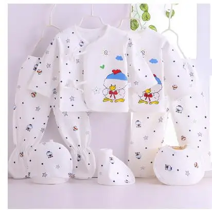 Цвет: желтый Newborn underwear set of 7 pieces 1 - Цвет: Цвет: желтый