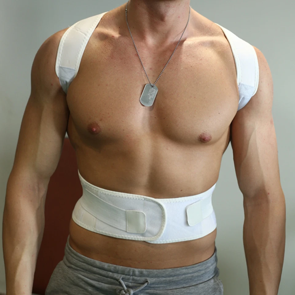 Неопреновый Корректор осанки для спины пояс мужчин и женщин выпрямитель