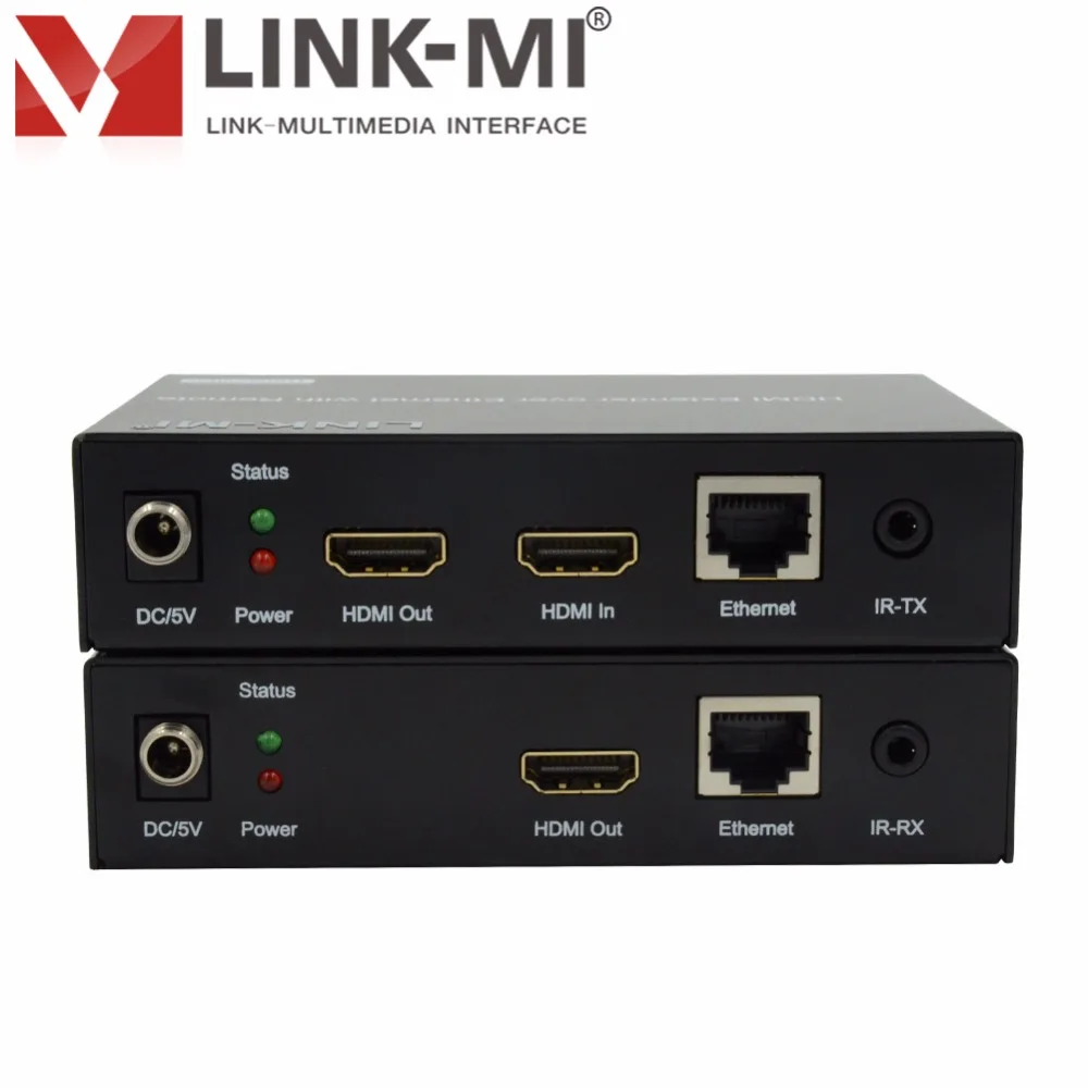

LINK-MI EX36 H.264 HDMI удлинитель 120 м по TCP/IP UTP расширитель с светодиодный, пульт дистанционного управления, RS232 HDCP HDMI передатчик/приемник с ИК