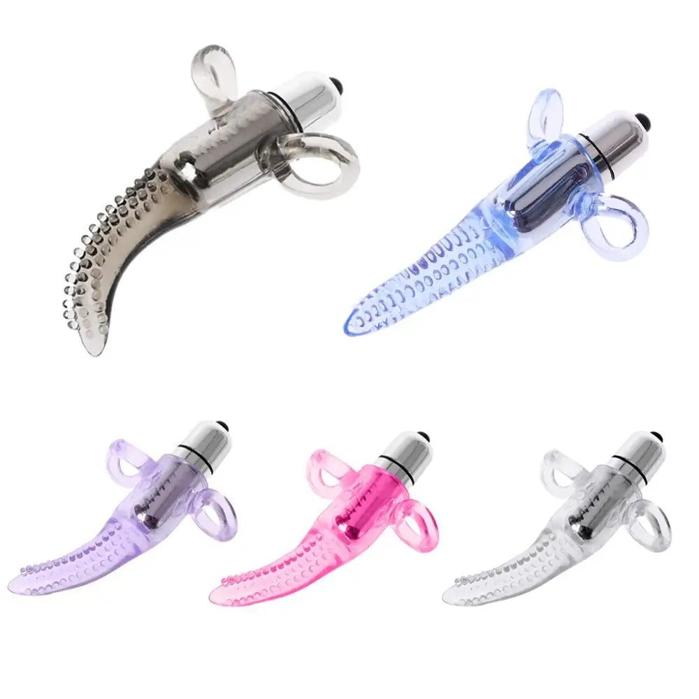 Миниатюрный роторный Вибратор для взрослых на концах пальцев Стимуляция клитора