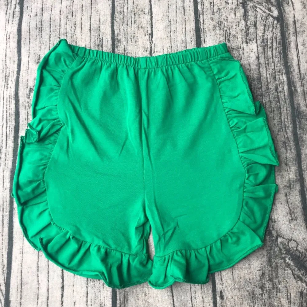 Горячая Распродажа детская одежда Летние повседневные шорты с оборками для