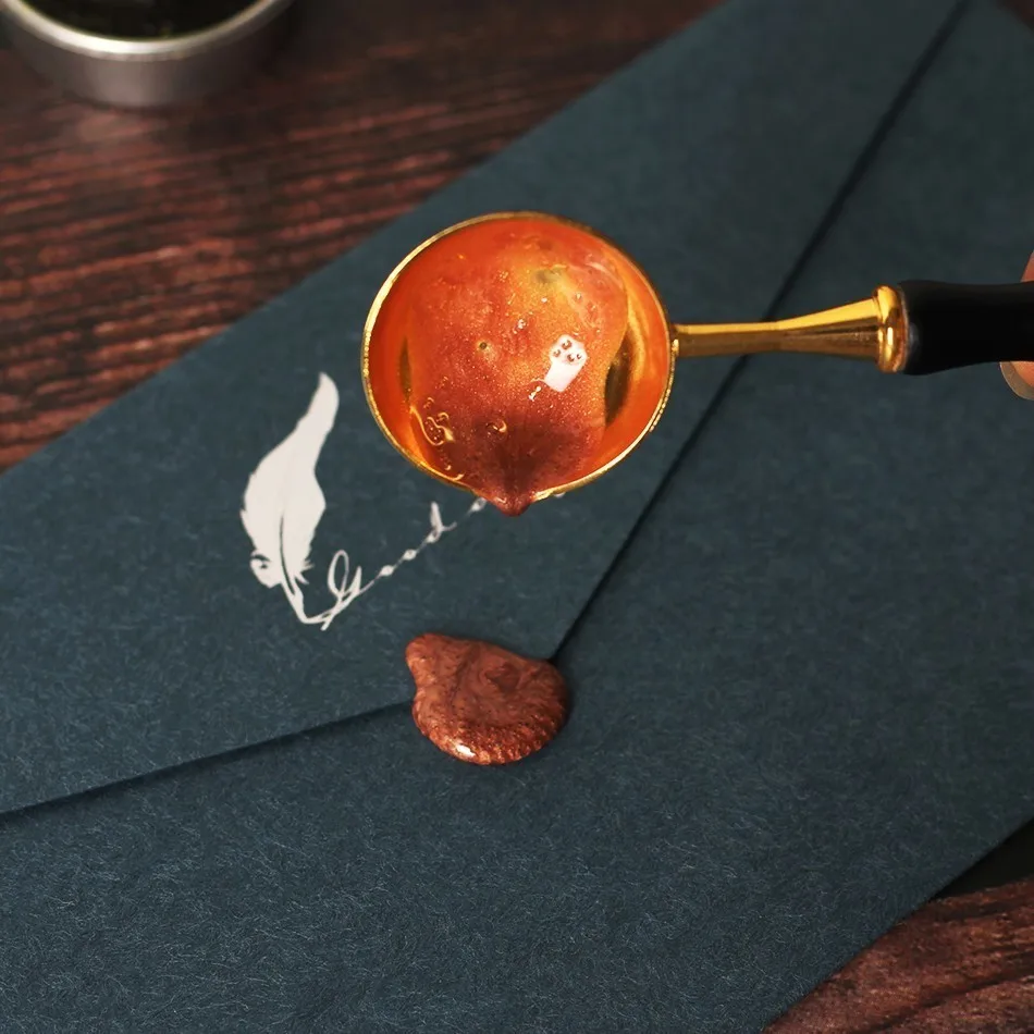 Diy классический ретр металлический уплотнительный воск штамп древняя деревянная