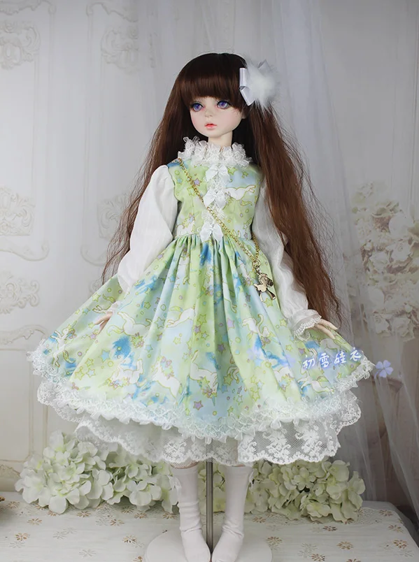 Bjd 1/3 одежда 1/6 BJD 1/4bjd sd Кукла Одежда модное весеннее платье юбка комплект для DIY