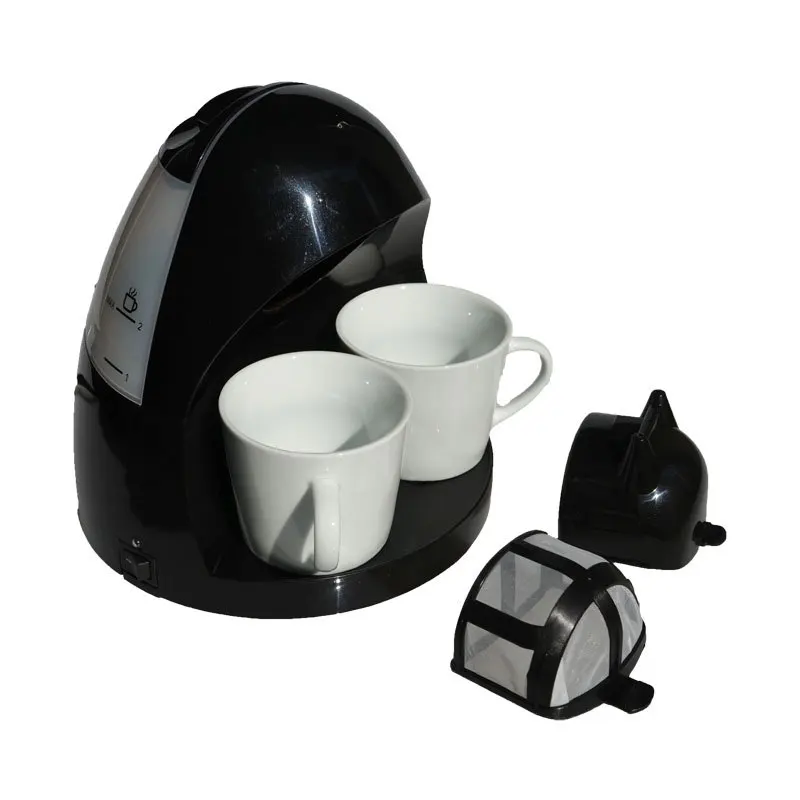 Fully Automatic 2 Cups Cafe Americal Drip Type Coffee Maker EU Plug 250ML Capacity Making Machine for Home Office | Бытовая техника
