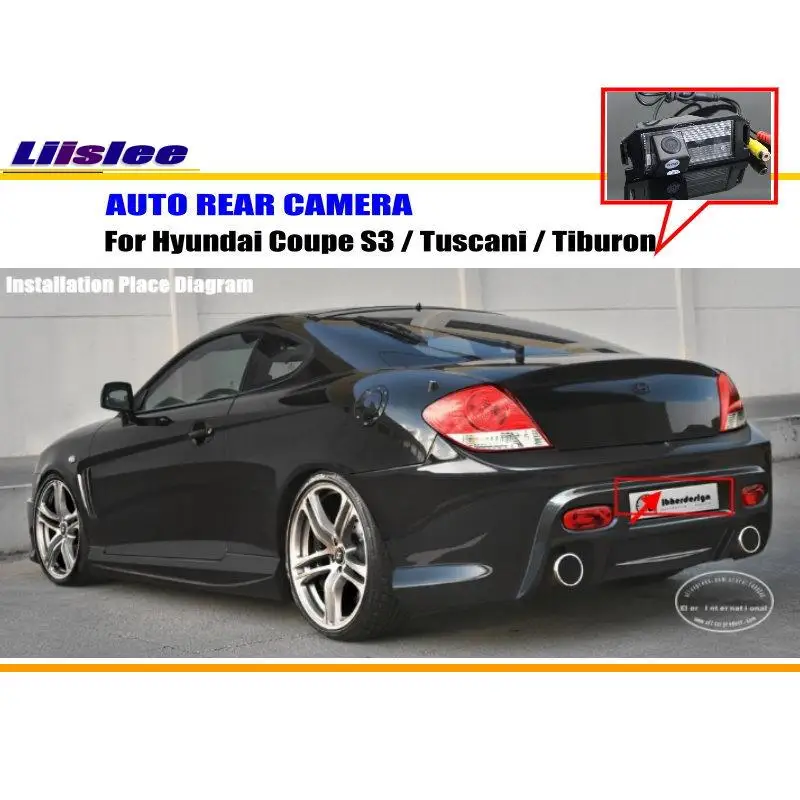 Задний вид автомобиля Камера для Hyundai Tiburon Coupe SIII Tuscani 20002 2003 2004 2005 2006 2007 2008