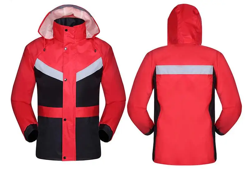 Новинка модный дождевик с высокой видимостью светоотражающая куртка