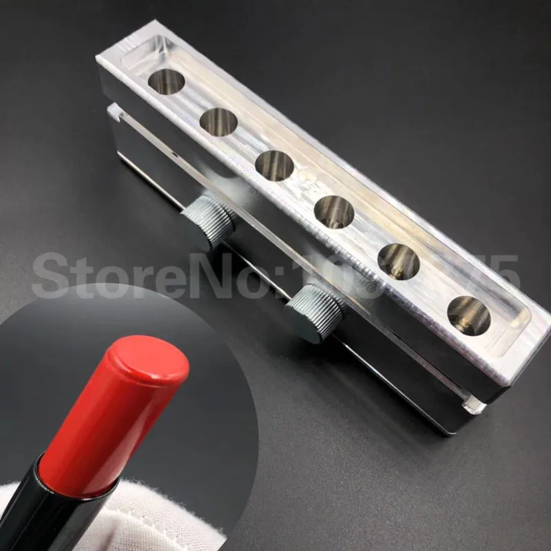 Алюминиевая форма для помады с косым бальзамом губ 2 6 12 отверстий 11 1