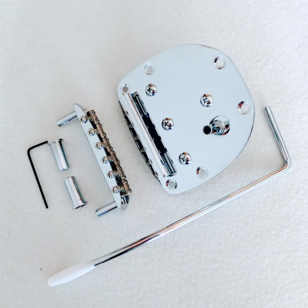 Бесплатная доставка хромированная гитара tremolo для Mustang и jazzmaster|guitar tremolo|guitar bridgechrome
