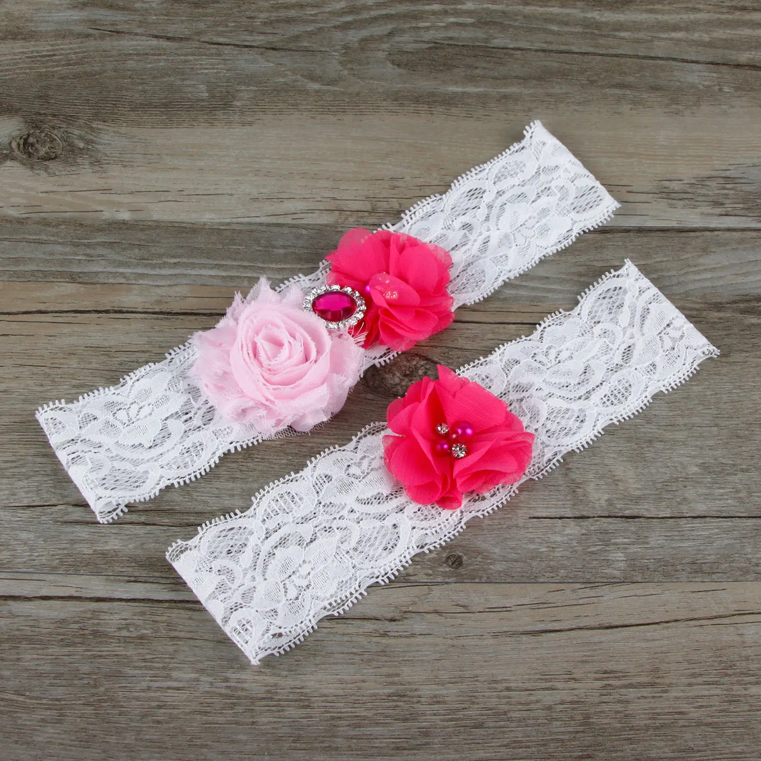 2Pcs/set 16Styles plate flower Original handmade western wedding lace garter accessories bridal decoration | Дом и сад