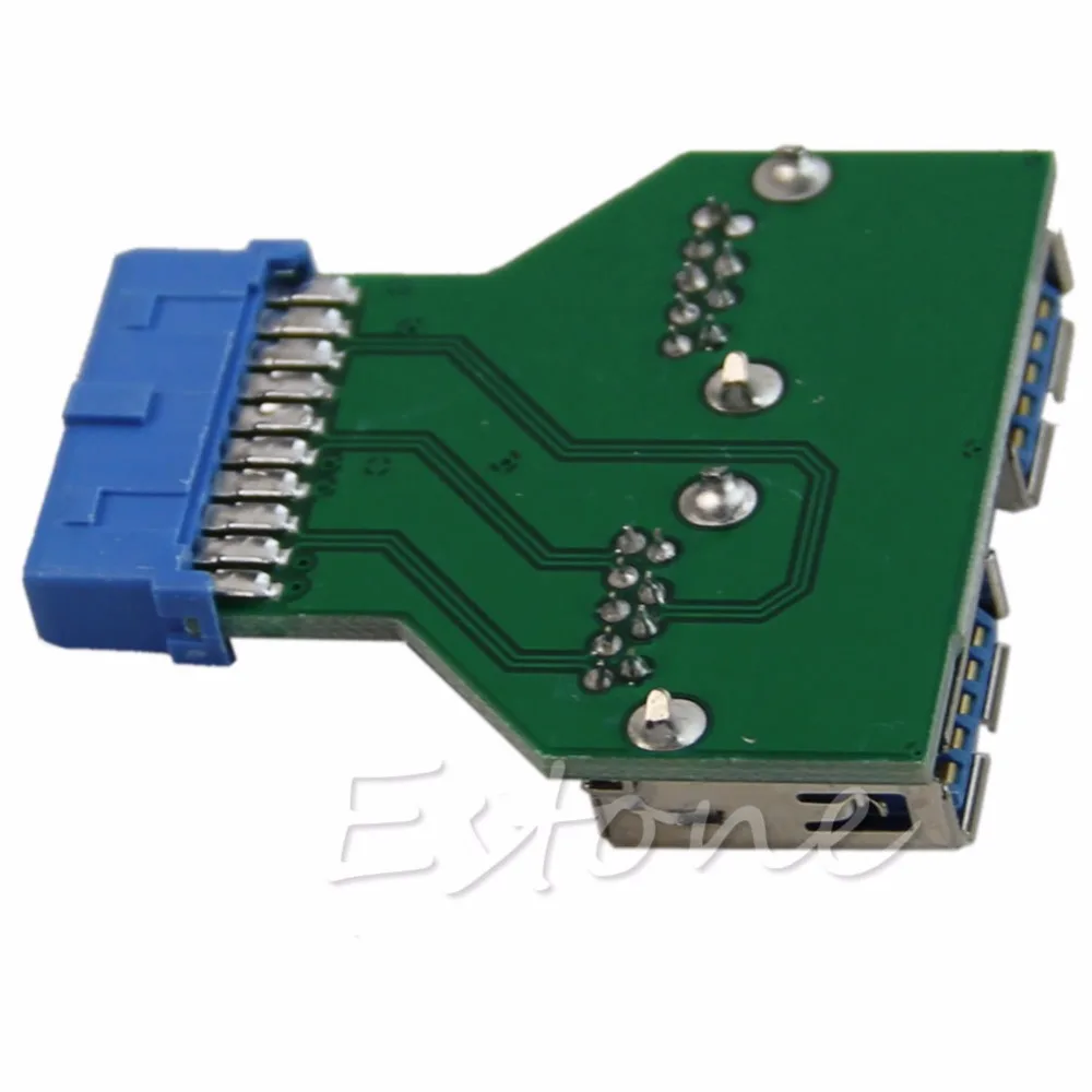 Горячая новинка Внутренняя Материнская плата 2 порта USB 3 0 Женский до 20 Pin