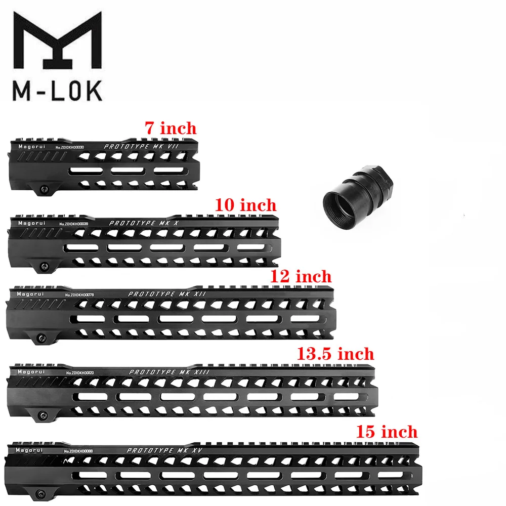 Magorui 7 &quot10&quot 12 &quot13 5&quot 15 &quotAR15 свободном M-LOK MK защита для рук с креплением Handguard