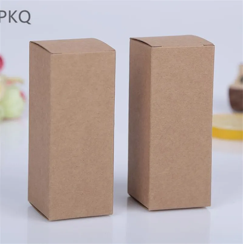 10ml/15ml/20ml/30ml/50ml/100ml Black White Kraft Paper Box for Lipstick Essential Oil Perfume Sprays sample party favor box 50pc | Дом и сад