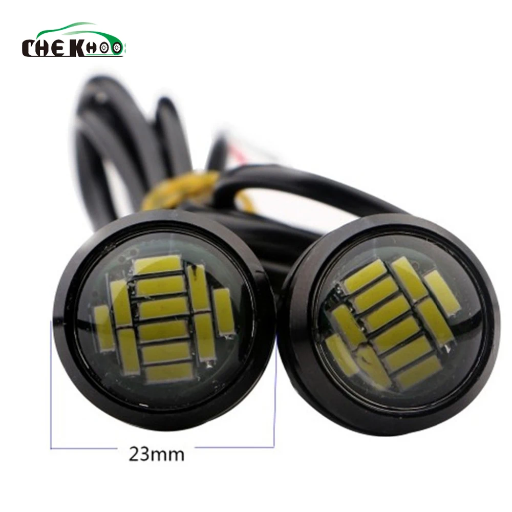 10 шт. белый 12 В 15 Вт Eagle Eye Led DRL дневные ходовые резервные фары двигатель автомобиля