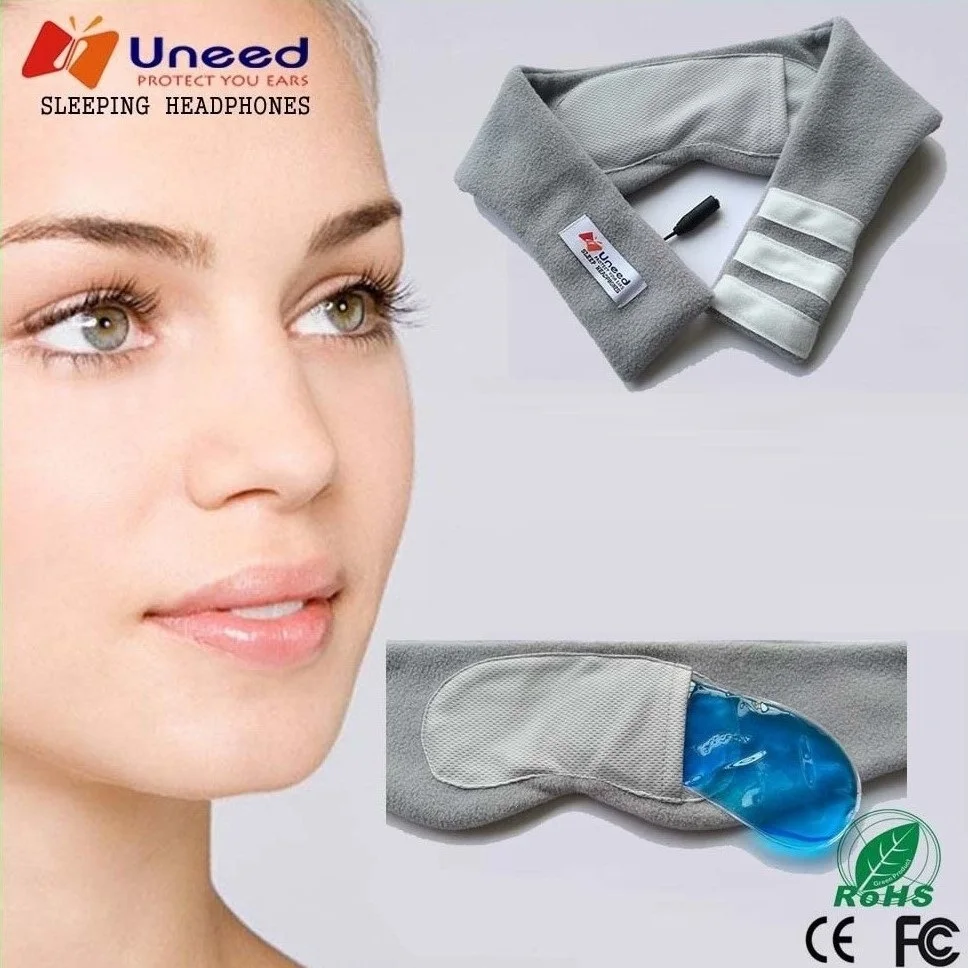 (5 шт./упак.) Uneed 3 в 1 Наушники для сна Eye Mask Ice Bag Music Sleep Headphones Protect Eyes Enjoy for Phones MP3 |