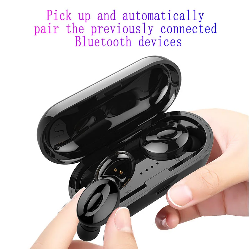 2019 Мини Tws беспроводные наушники в ухо стерео Беспроводная bluetooth-гарнитура 5 0 с