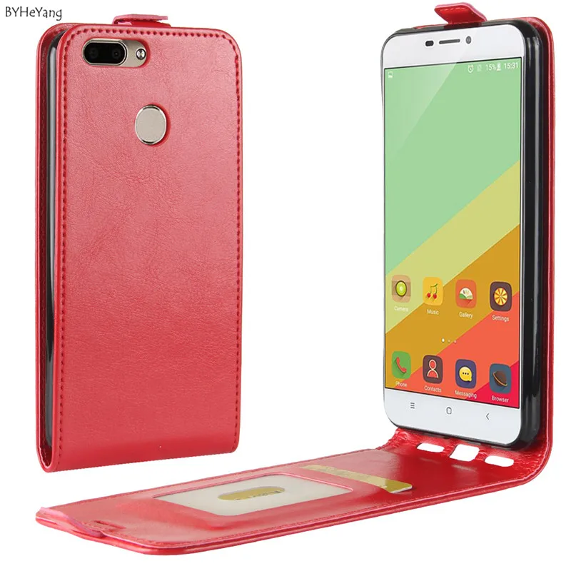 BYHeYang Flip Case for Oukitel U20 Plus 5.5inch PU Leather Retro Cover Magnetic cases case Business phones | Мобильные телефоны и