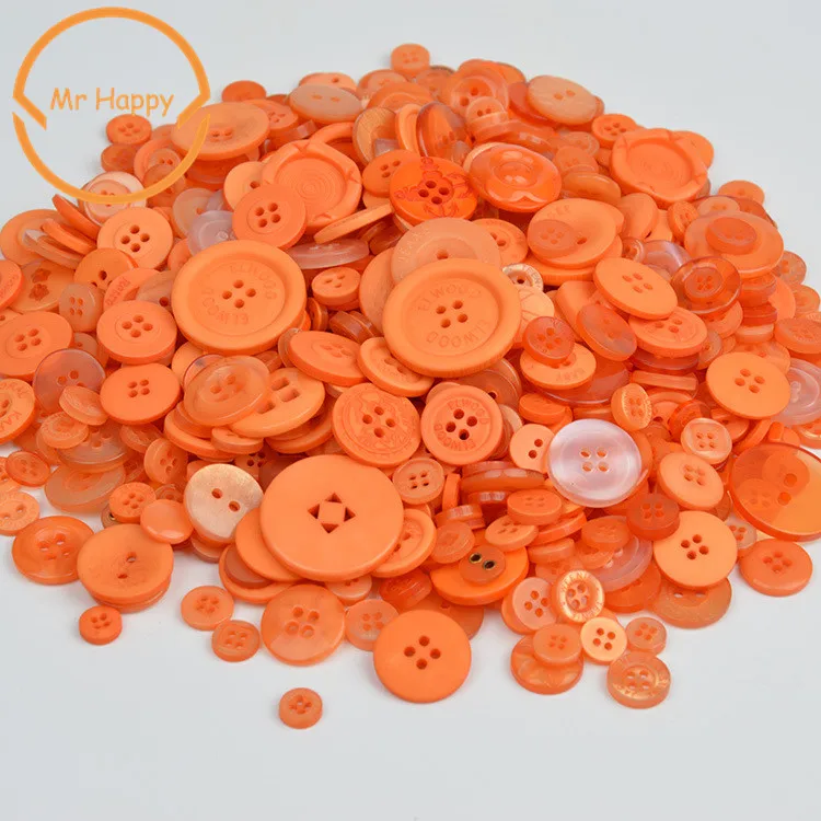 

MR HAPPY Colorful 50g Resin Button Mix Size Decorative Sewing Craft Scrapbook Card Making DIY Sewing Decorative