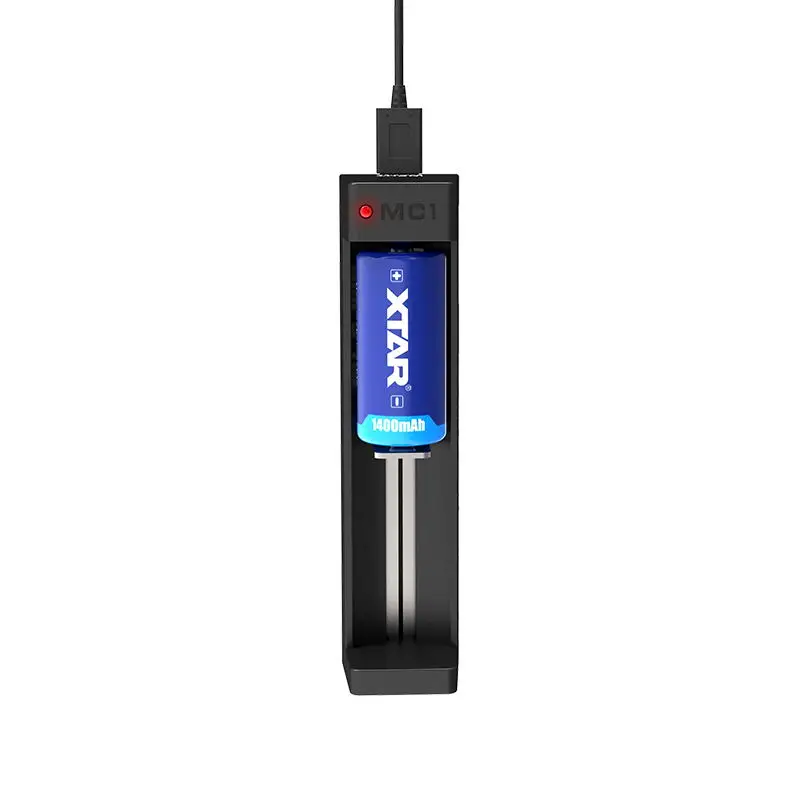 Универсальное зарядное устройство USB XTAR MC1 для литиевых и литий ионных батарей AA