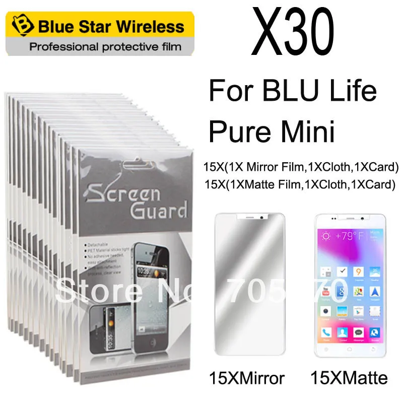 Для BLU жизнь чистая мини Quality15X ( матовая / с антибликовым покрытием + зеркало )
