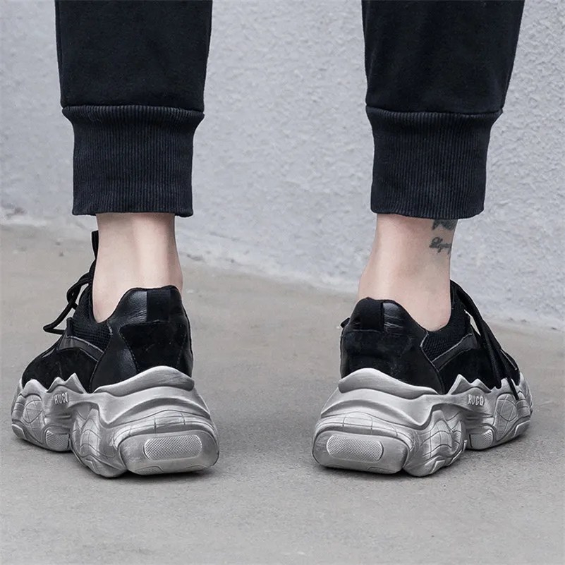 Женские кроссовки на плоской подошве FEDONAS классические из натуральной кожи в