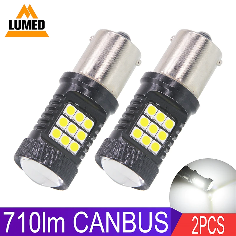2x BA15S 1156 P21W светодиодный 710lm T20 W21/5W P21/5w 7443 W21W 7440 Bay15d 24 3030 SMD СВЕТОДИОДНЫЙ