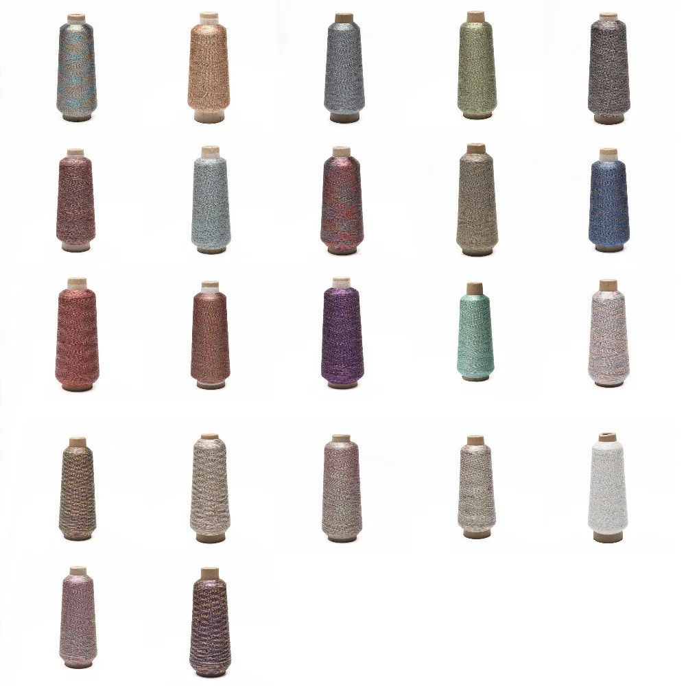 318Dtex 4800M различные цвета с высоким блеском металлической вышивкой разные 125 г 22 в